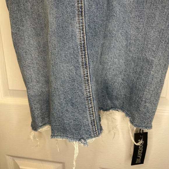 NWT BLANKNYC denim overall skirt size 30 - Picture 4 of 9